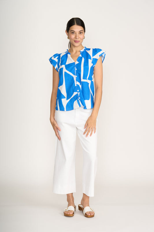 Foil Reflection As A Button Top