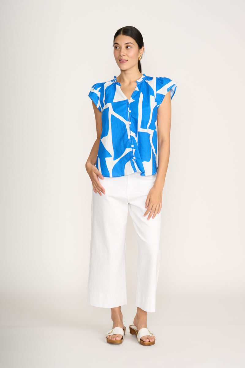 Foil Reflection As A Button Top