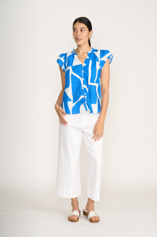 Foil Reflection As A Button Top