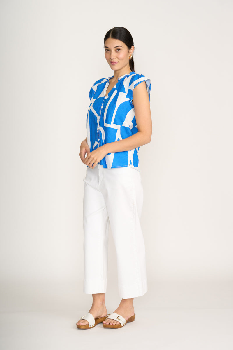 Foil Reflection As A Button Top