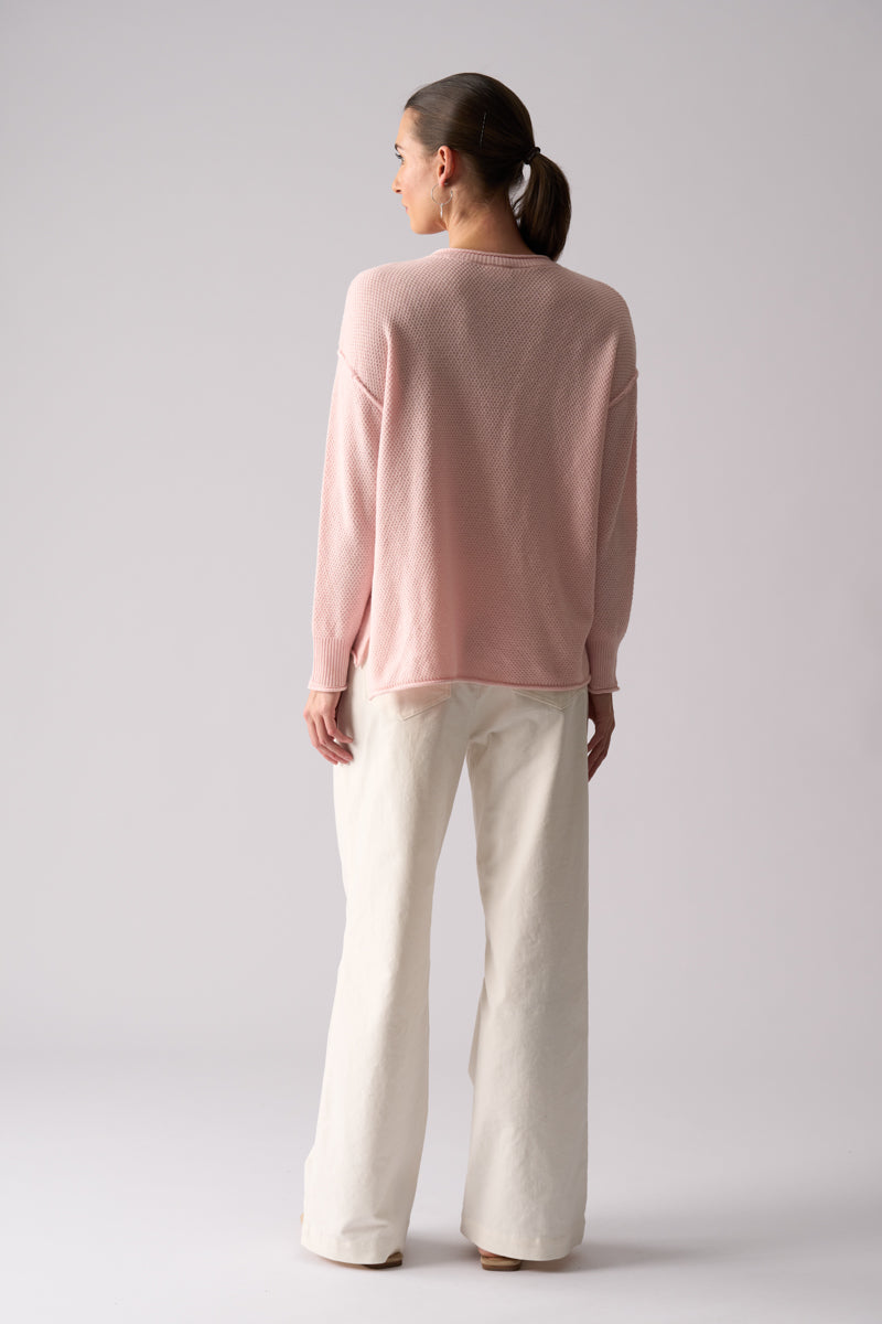Foil Brunch Club Sweater Strawberry Milk