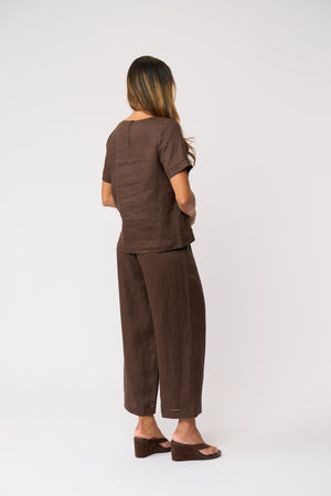 Foil Top Rank Pant - White/True Navy/Cocoa