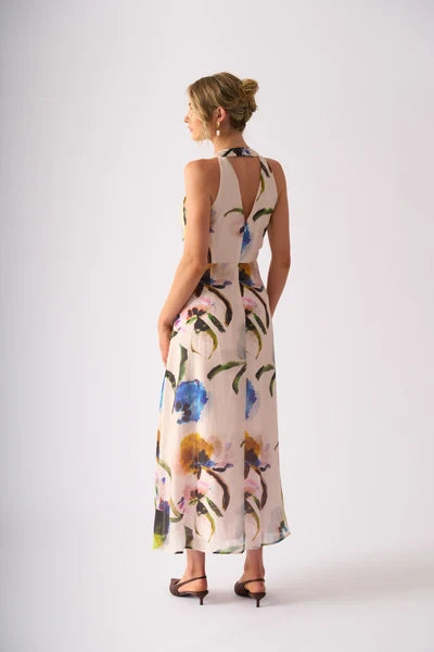 Foil Halter Ego Dress