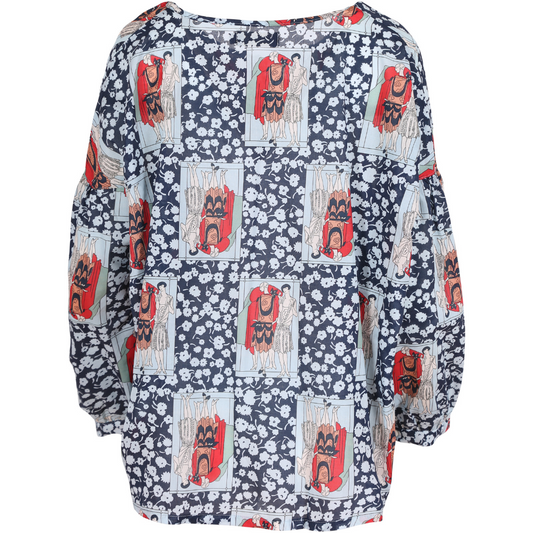 Olga de Polga Felix Leila Blouse Navy