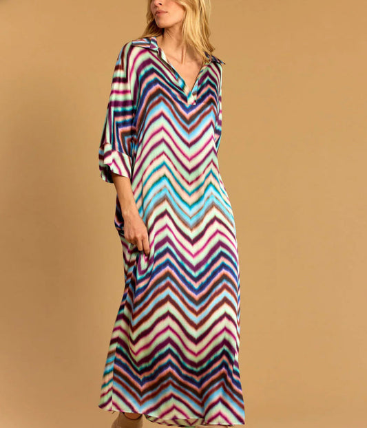 Lauren Vidal Silma Zig Zag Dress