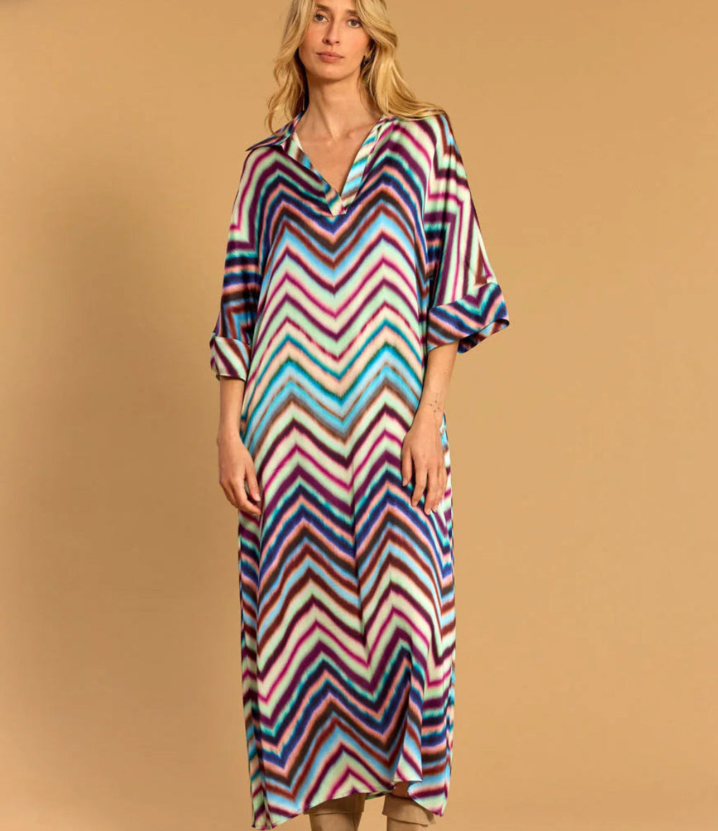Lauren Vidal Silma Zig Zag Dress
