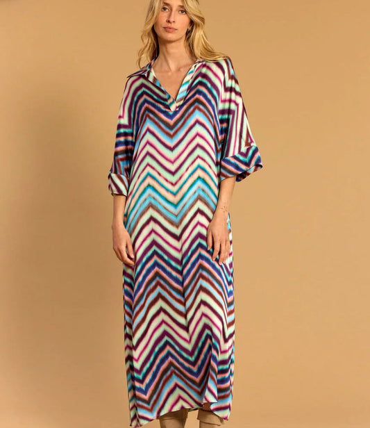 Lauren Vidal Silma Zig Zag Dress