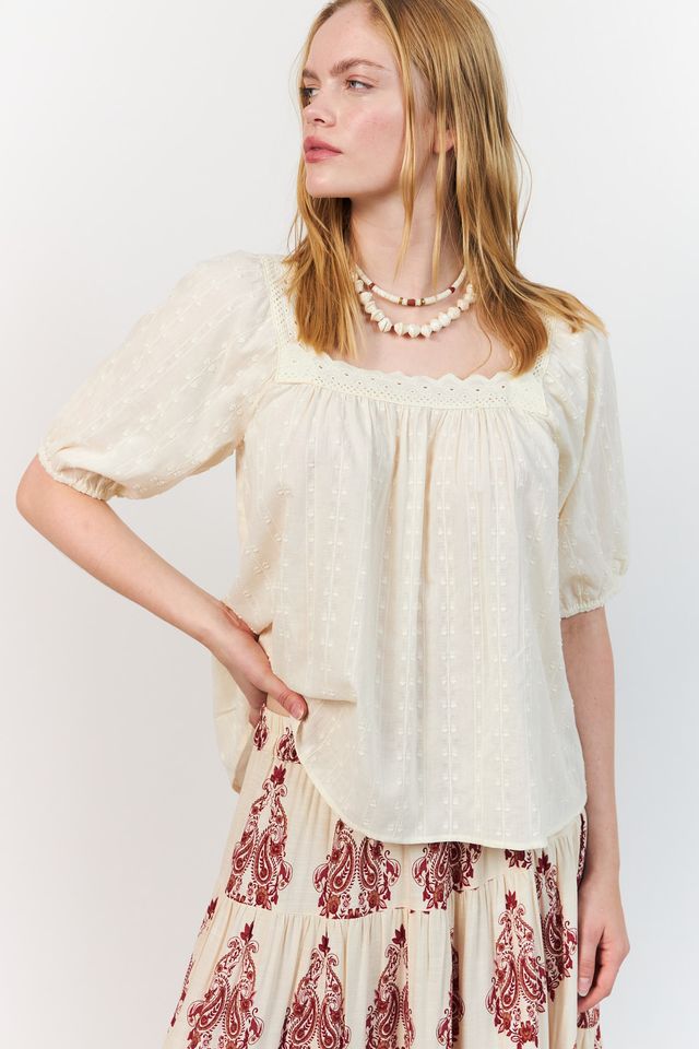 Lolly's Laundry Sasha Blouse Creme