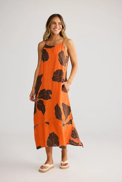 Holiday Cliffside Maxi Dress Hibiscus Breeze