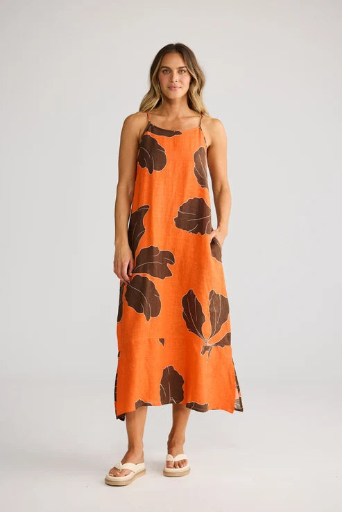 Holiday Cliffside Maxi Dress Hibiscus Breeze