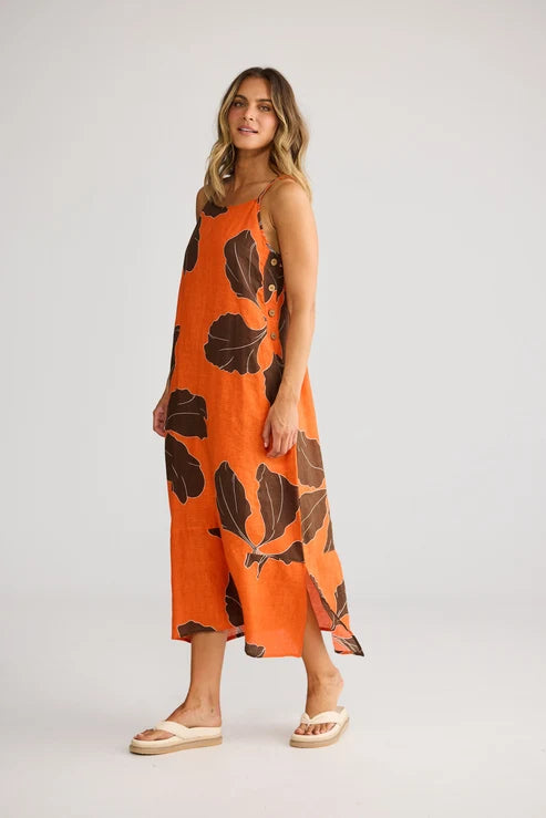 Holiday Cliffside Maxi Dress Hibiscus Breeze