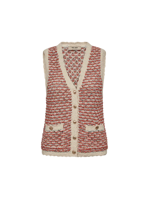 Mos Mosh Miah Knit Vest Emberglow