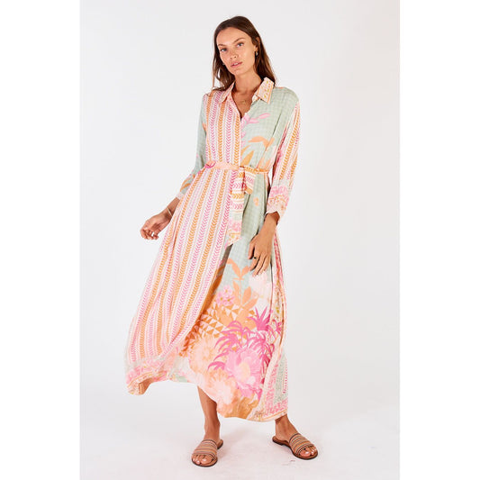 Lula Soul Levanto Midi Dress Sage