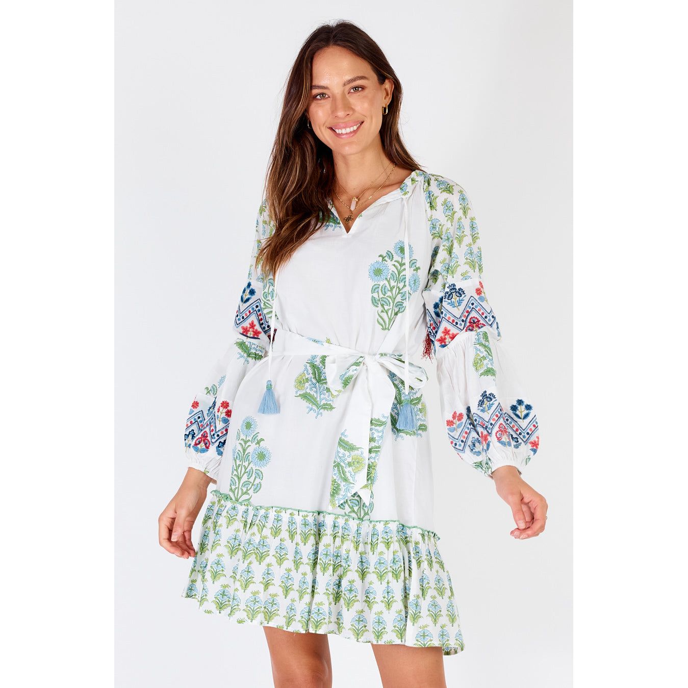 Ruby Yaya Green Rampur Dress