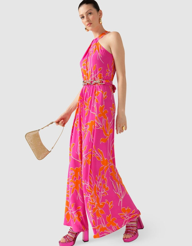 Sacha Drake Candy Peafowl jumpsuit