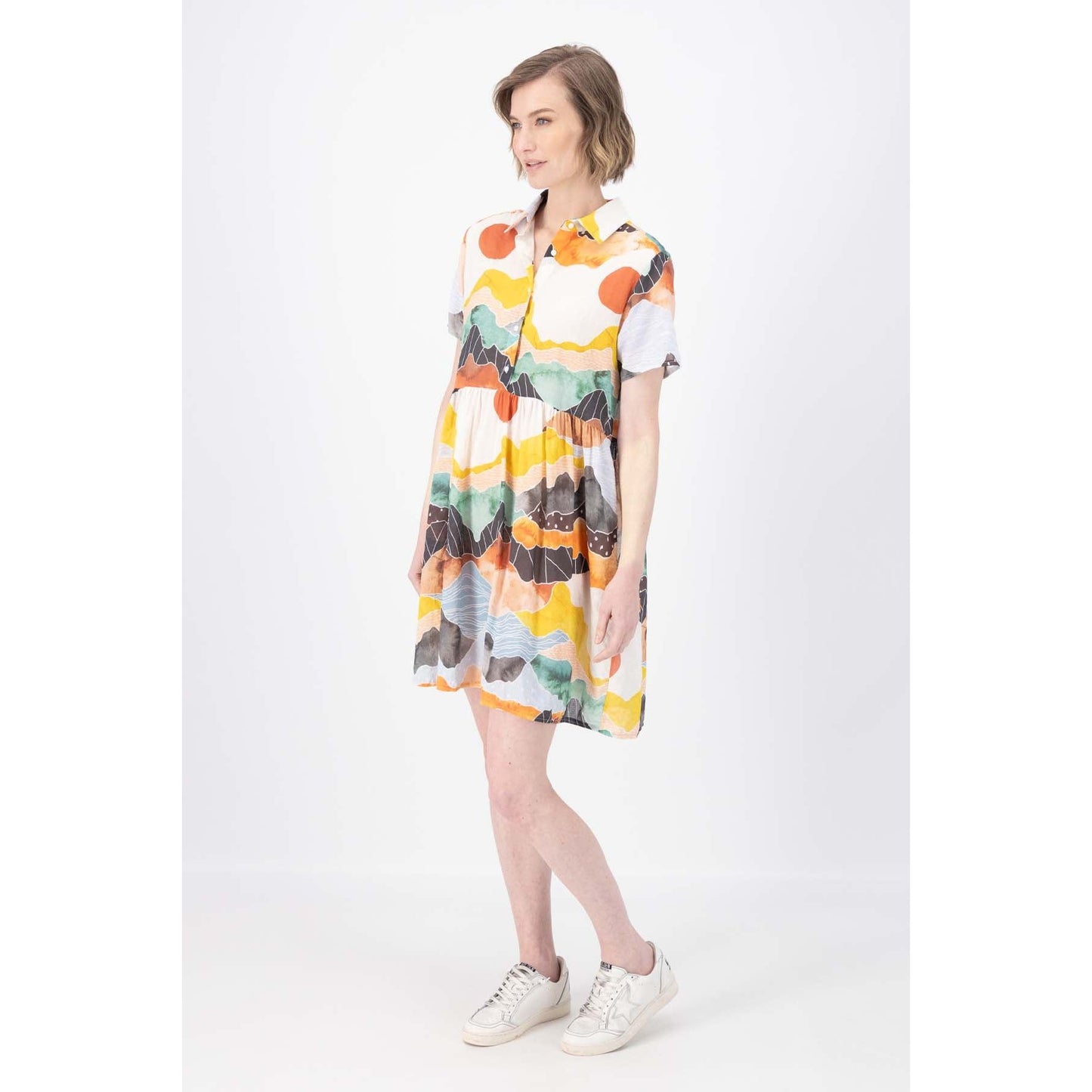Olga de Polga Vista Villa Dress Orange