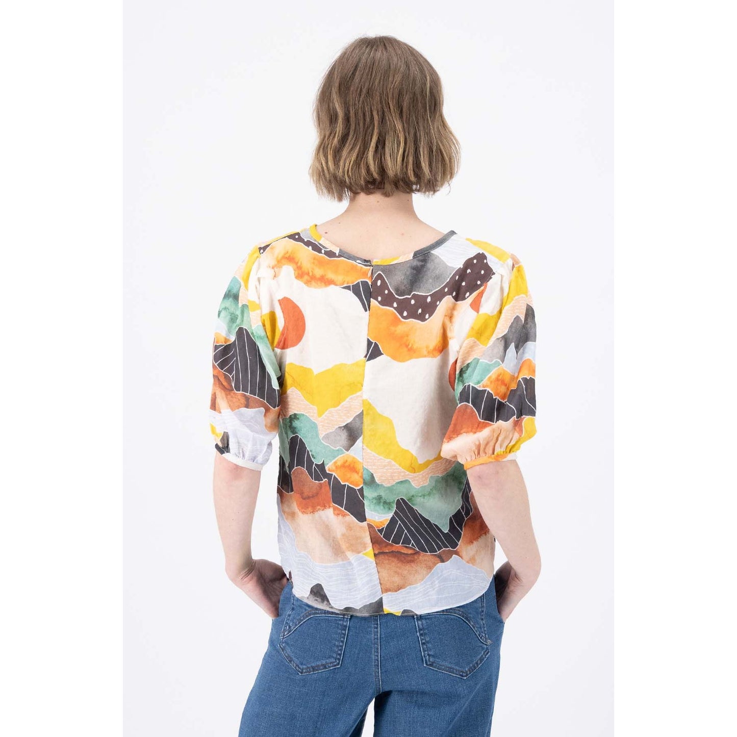 Olga de Polga Vista Blouse orange