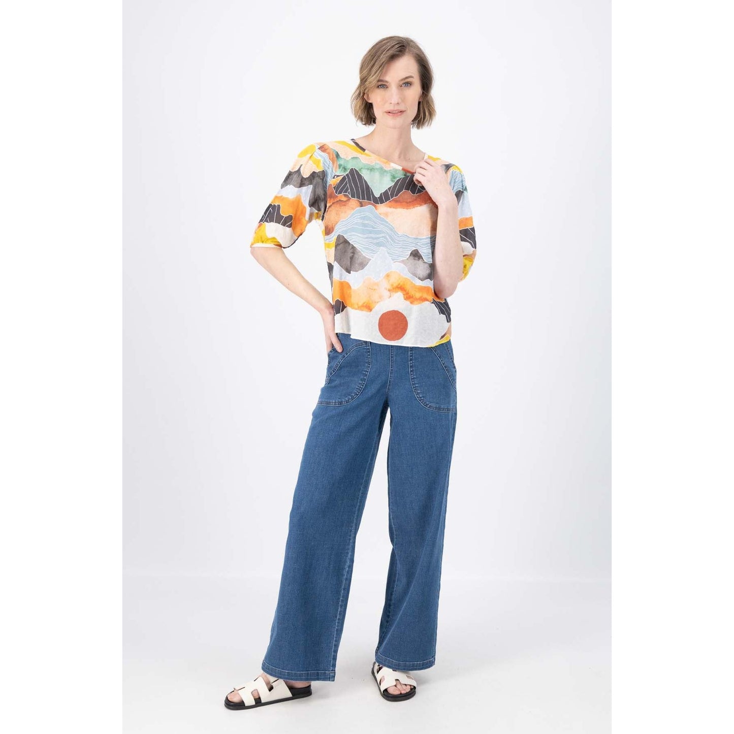 Olga de Polga Vista Blouse orange