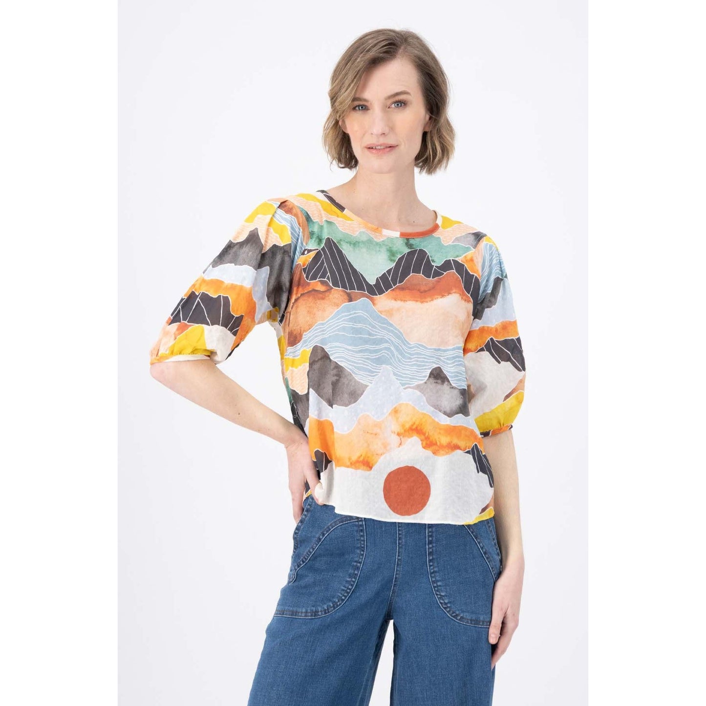 Olga de Polga Vista Blouse orange