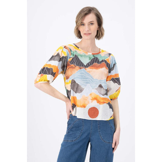 Olga de Polga Vista Blouse orange
