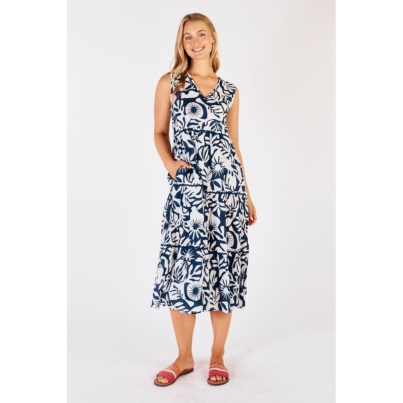 Lula Life Laiken Tiered MIDI (lagoon or white)