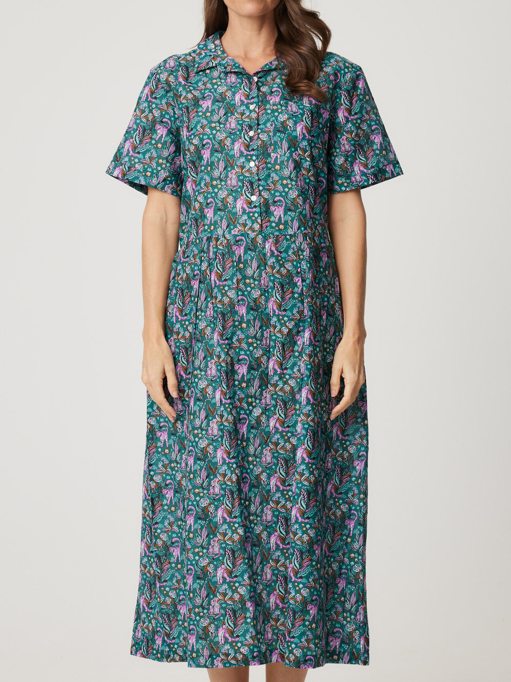 Cake City DressGreen Spot or Lilac Leopard