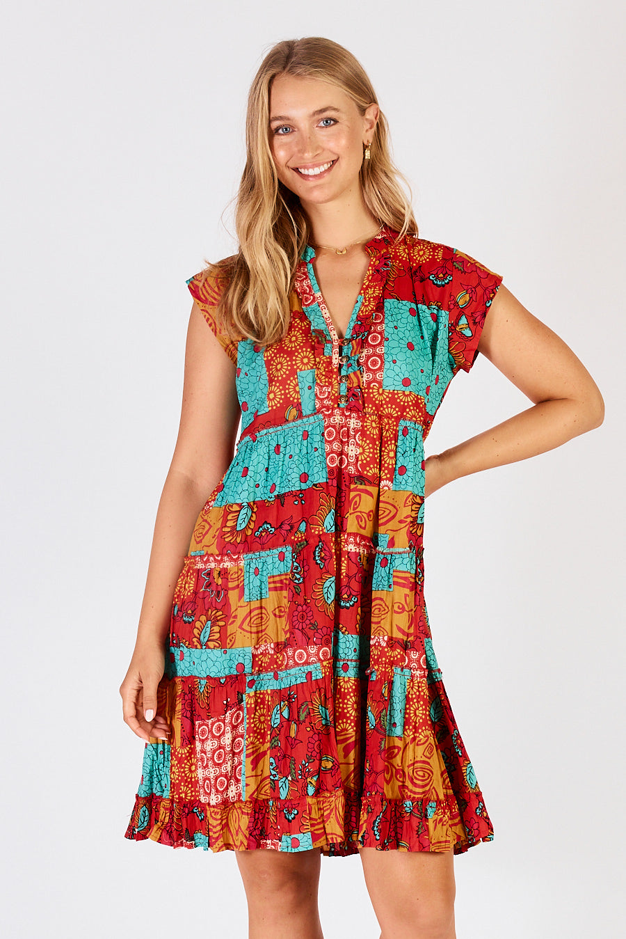 Lula Life Hattie Dress Flame