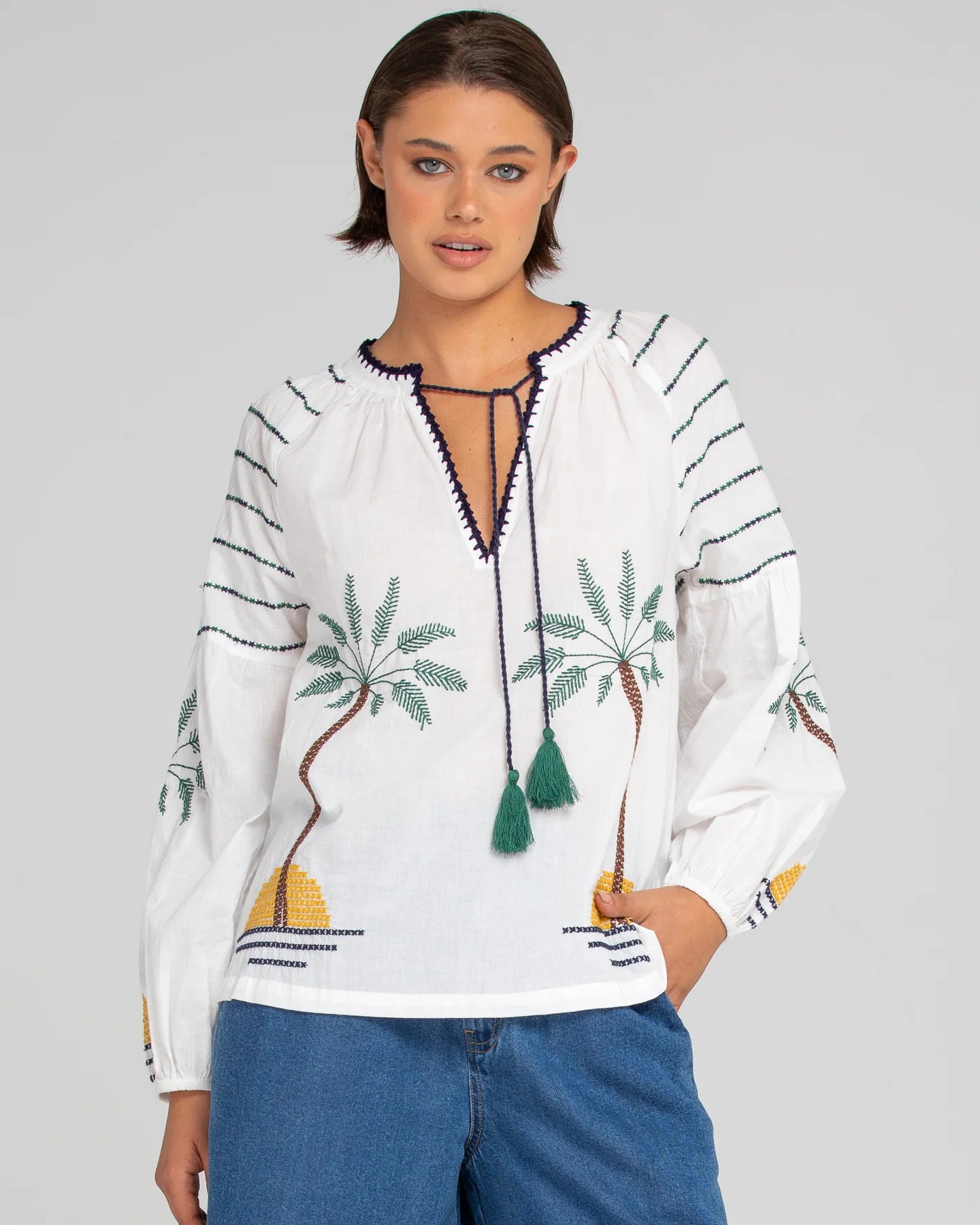Boom Shankar Palm Shirt