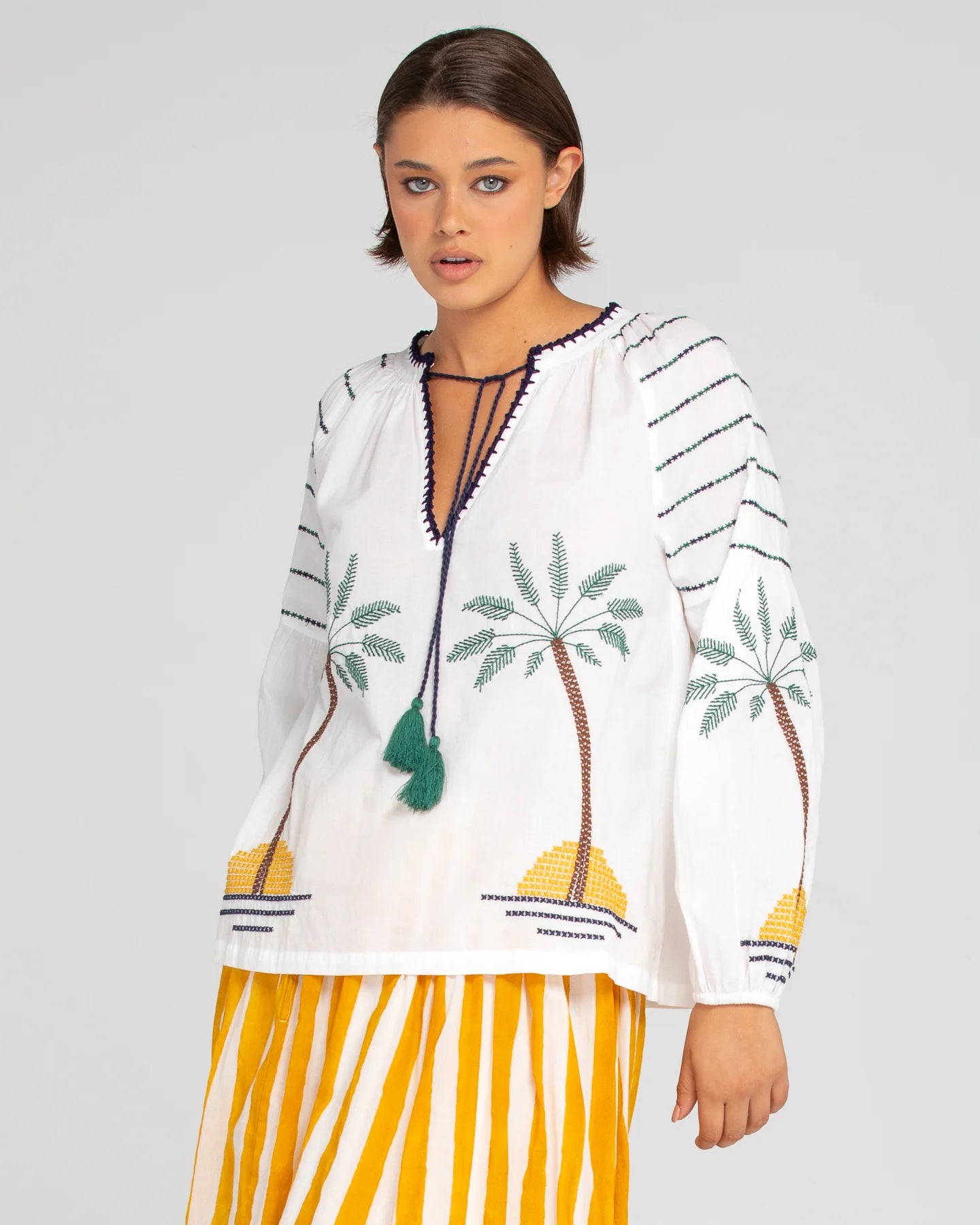 Boom Shankar Palm Shirt