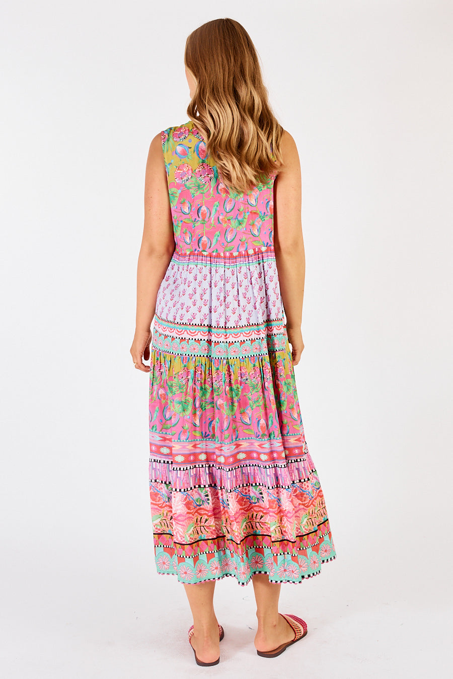Lula Life Elisie Sleeveless Midi Melon