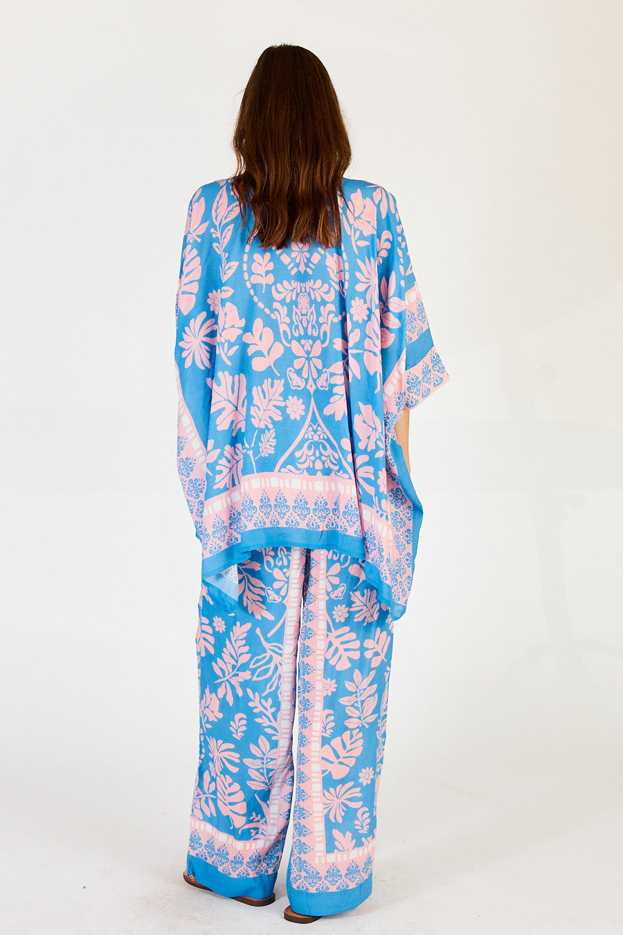 Lula Soul Carara kaftan Shirt Blue or Stone