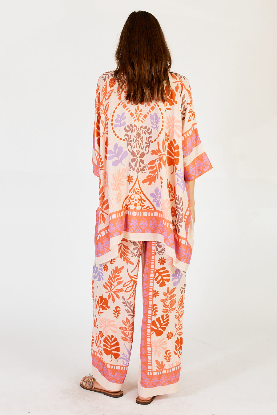 Lula Soul Carara kaftan Shirt Blue or Stone
