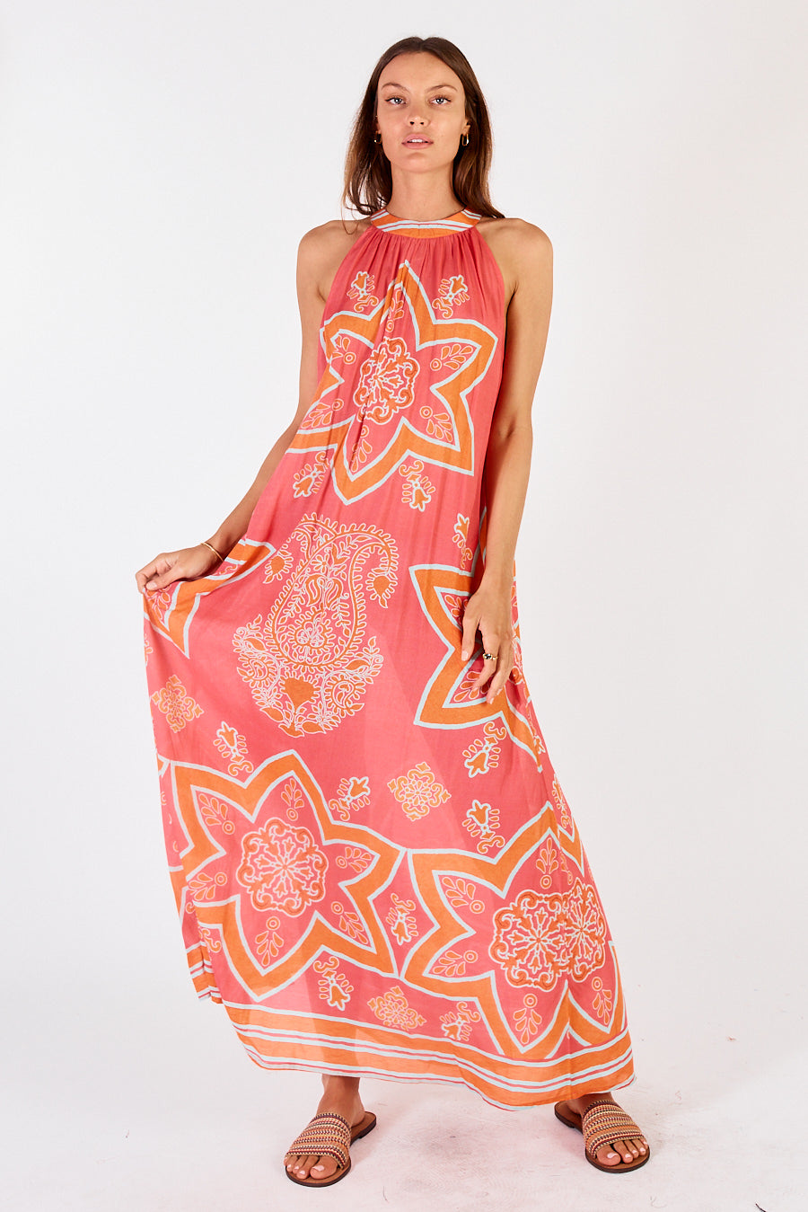 Lula Soul Monaco Sleeveless Maxi Geranium