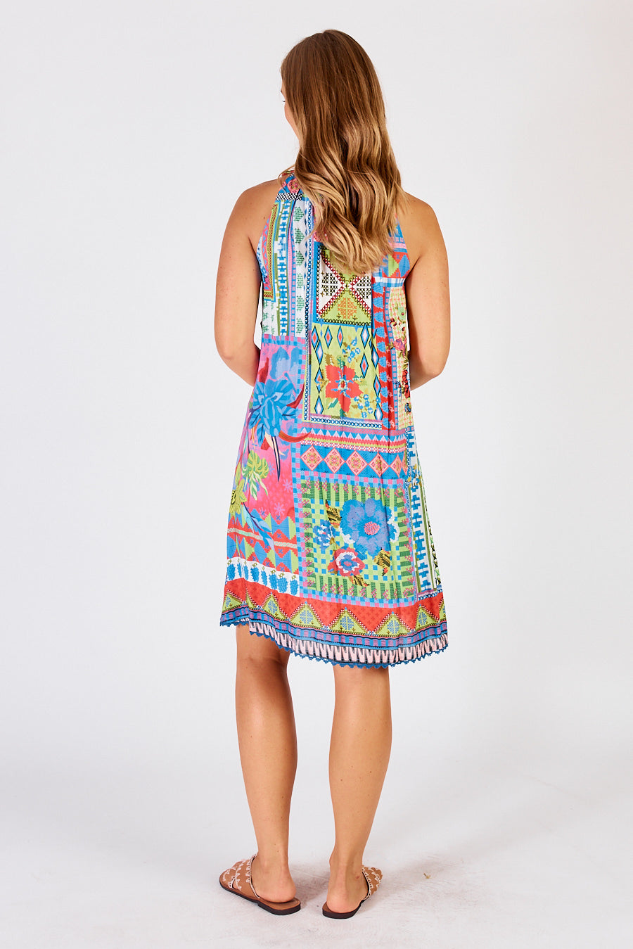 Lula Life Vivone Sundress Lime