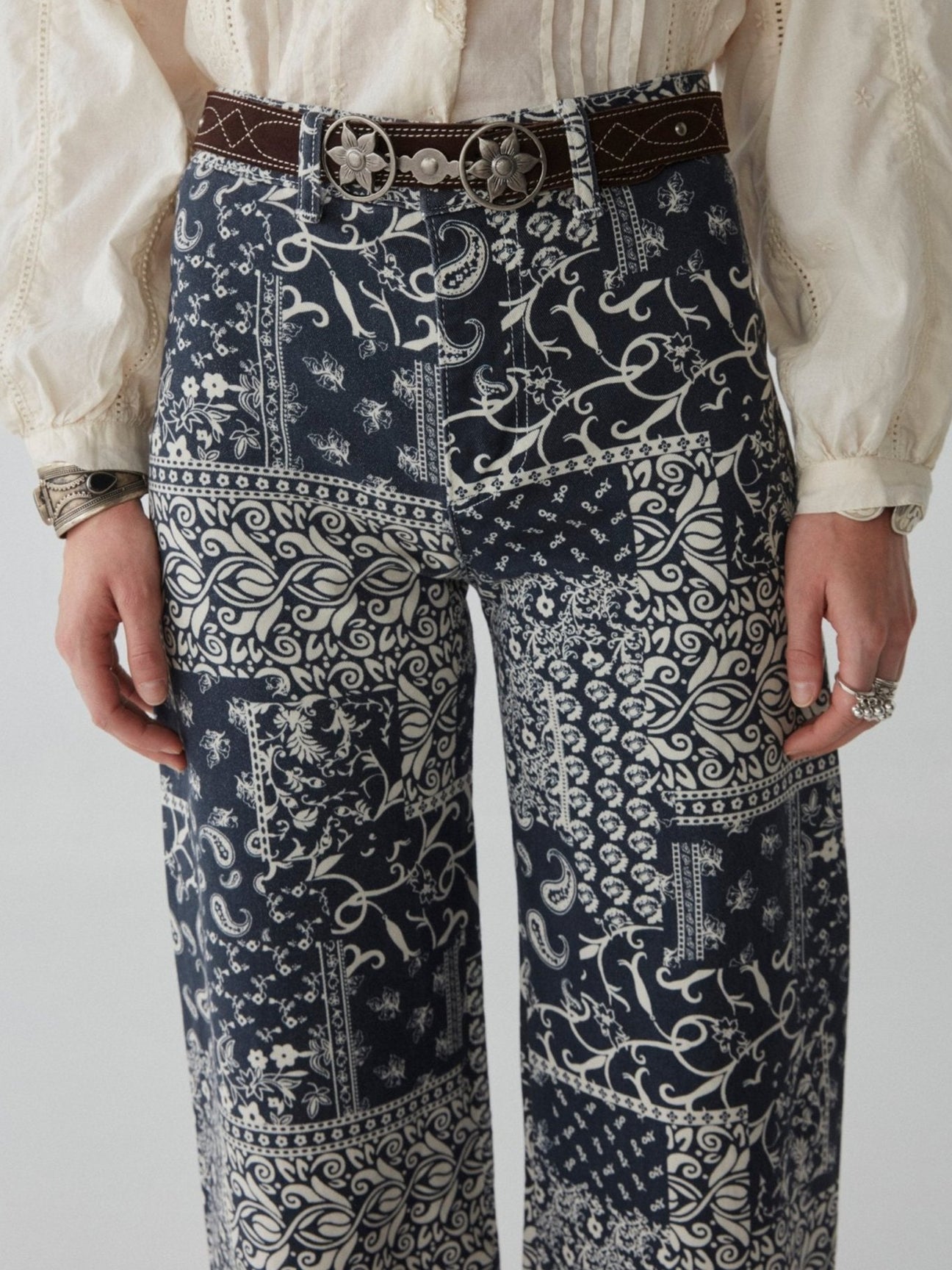 Maison Hotel Twiggy Pant (military blue)