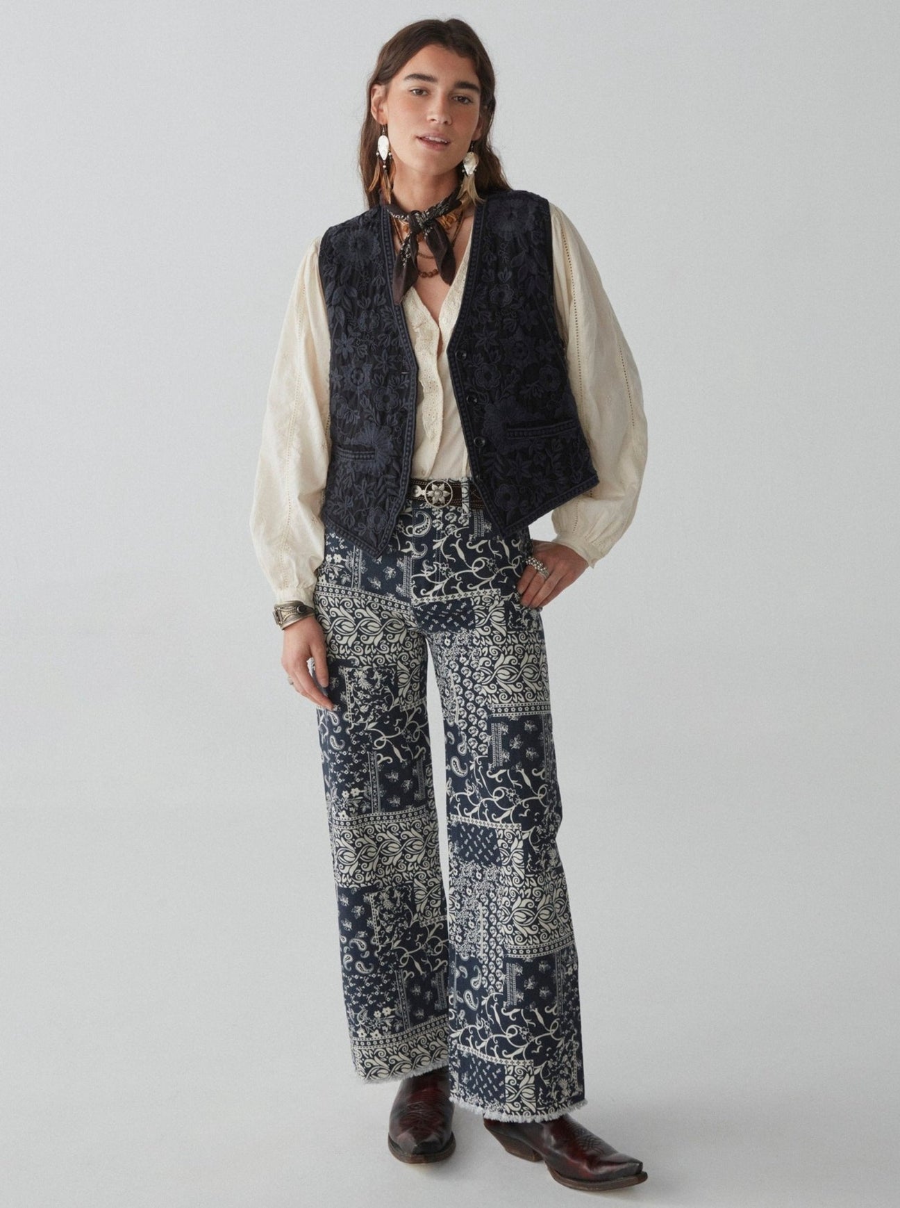 Maison Hotel Twiggy Pant (military blue)