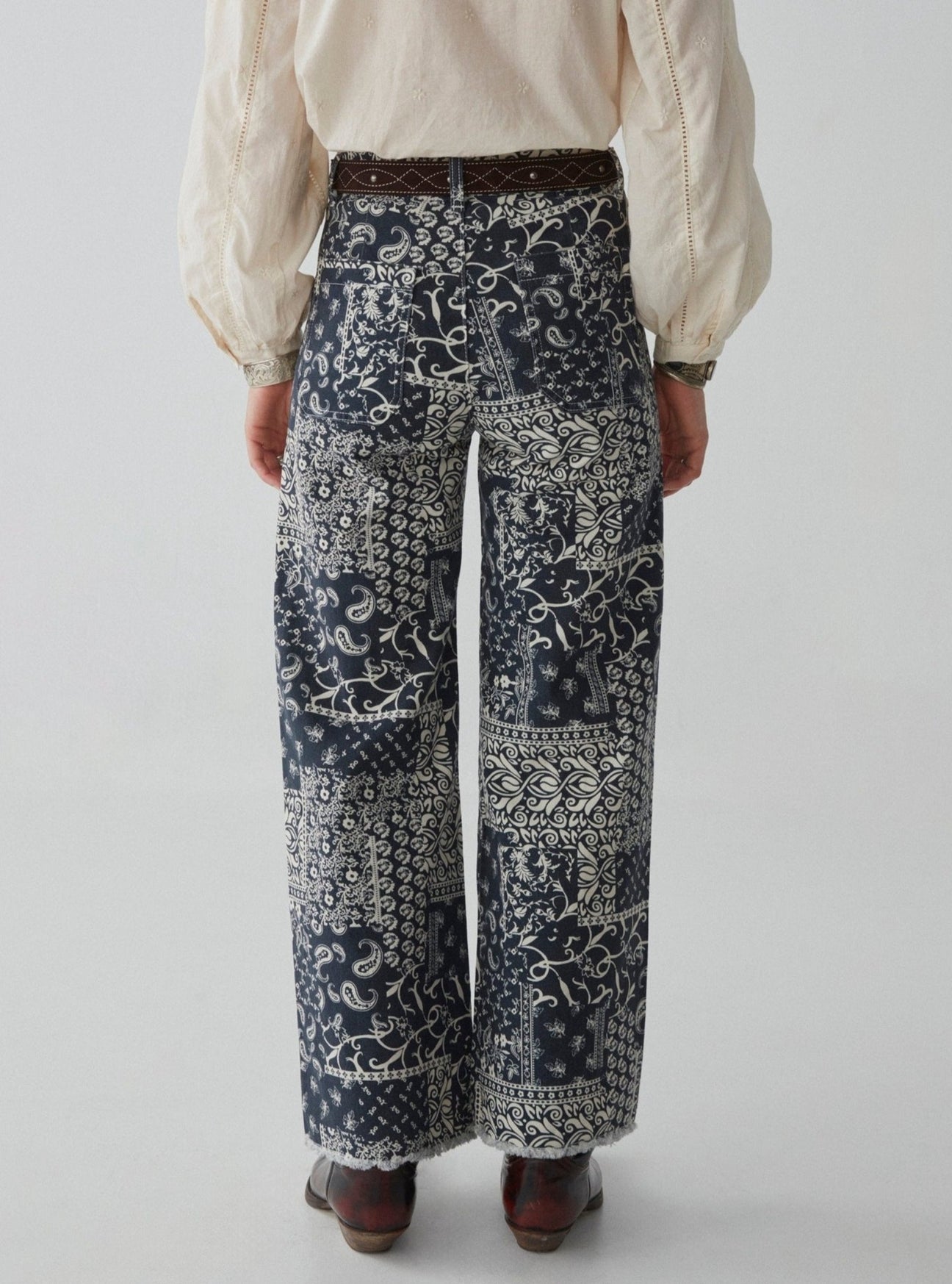 Maison Hotel Twiggy Pant (military blue)