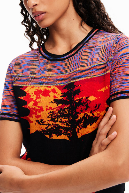 Desigual Knit T Shirt 23WWTKAK