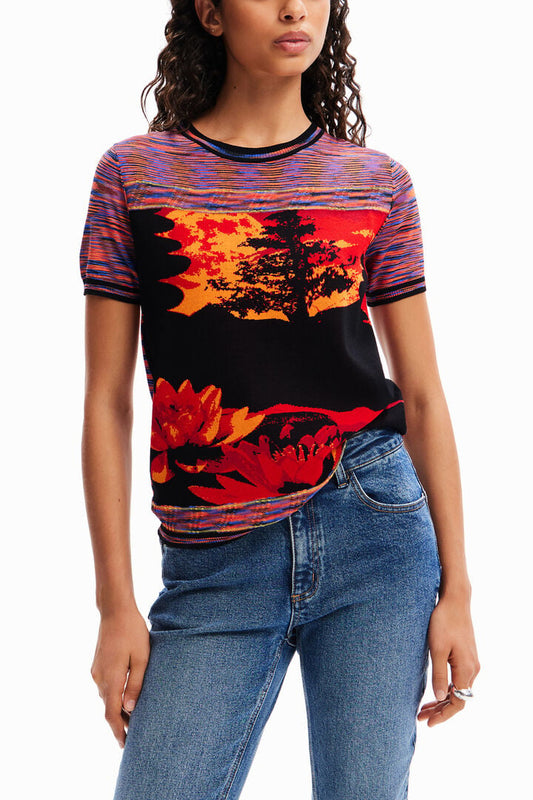 Desigual Knit T Shirt 23WWTKAK