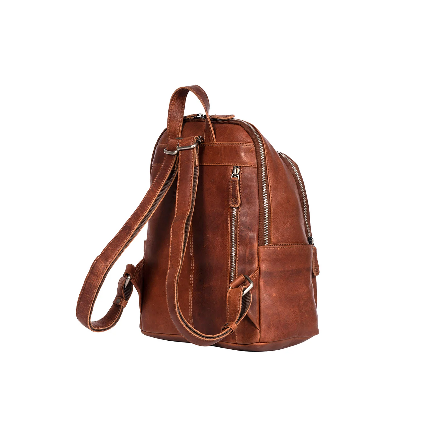HAWK -  genuine leather medium backpack
