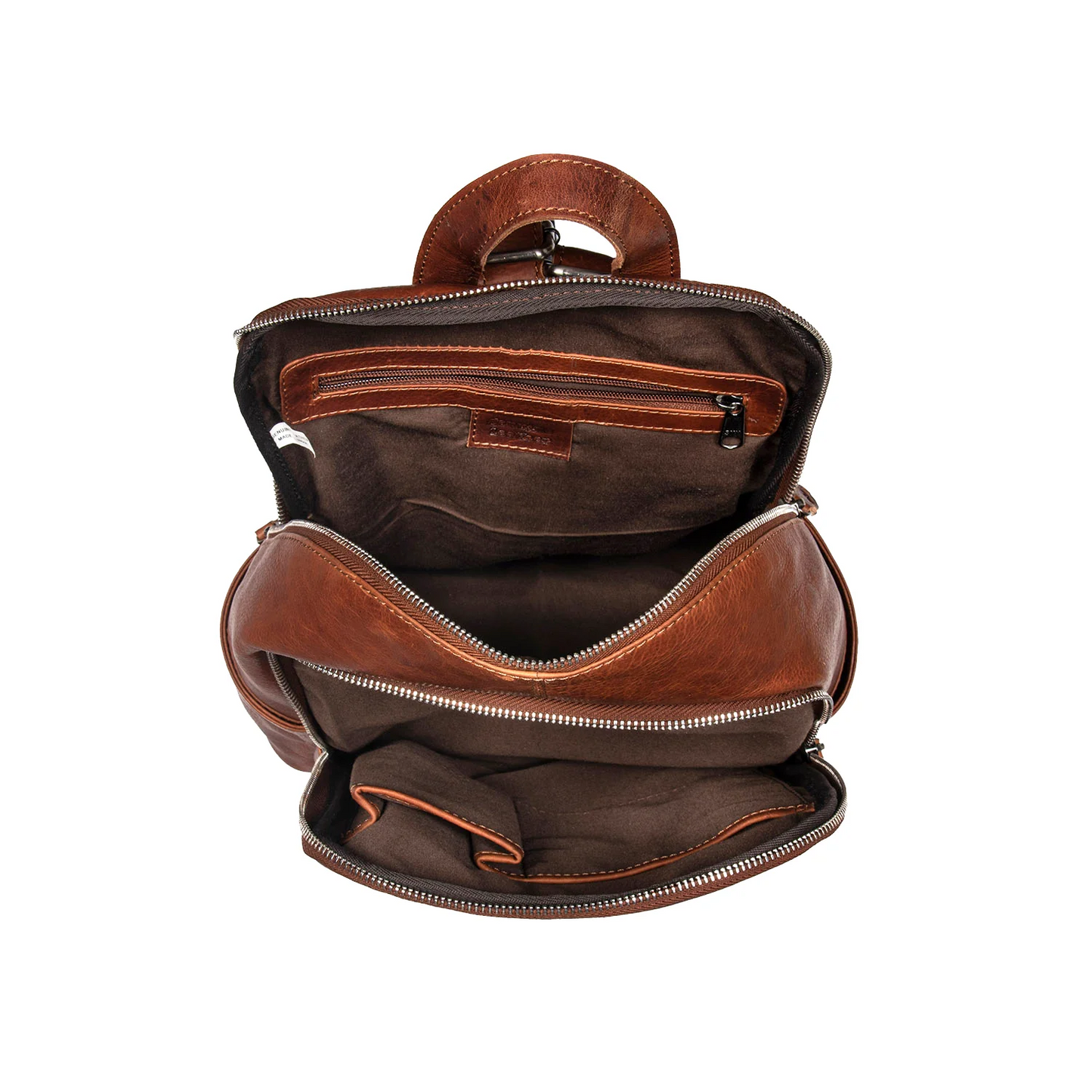 HAWK -  genuine leather medium backpack