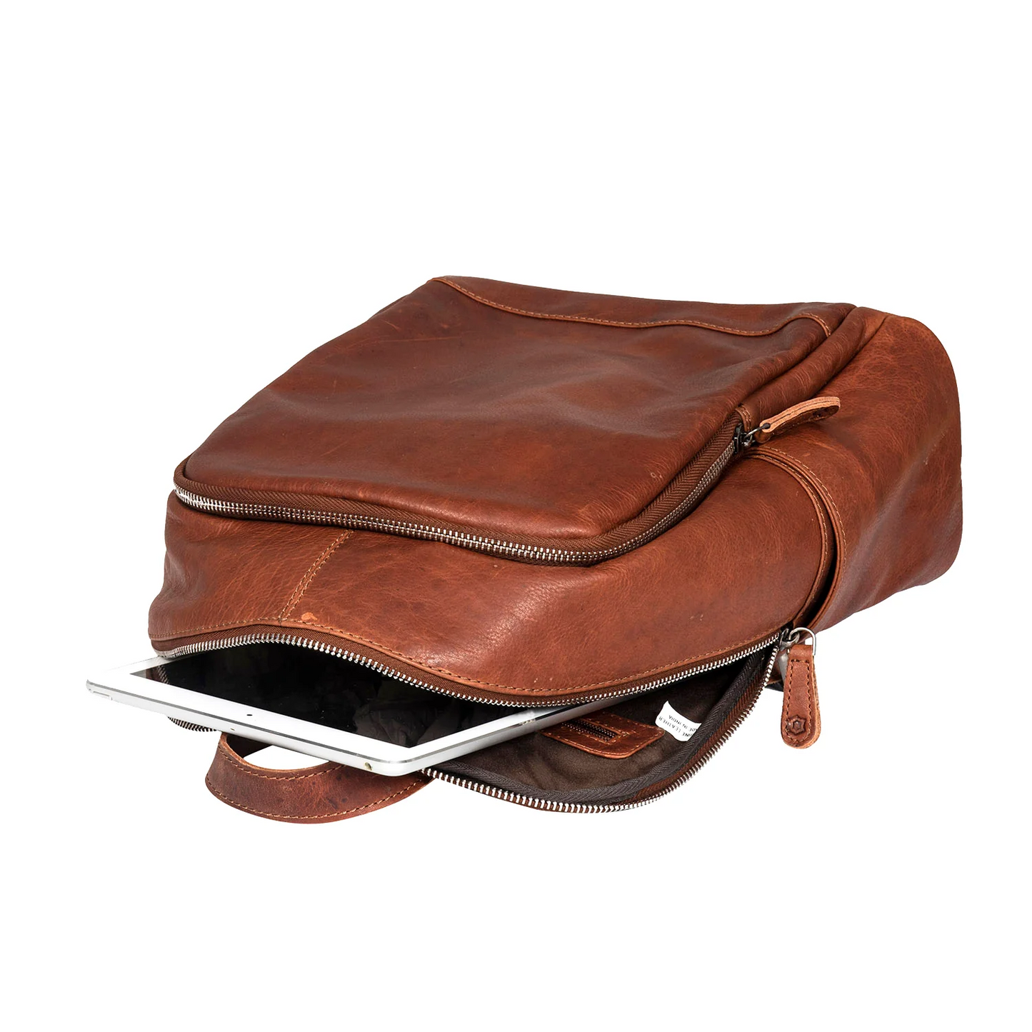 HAWK -  genuine leather medium backpack