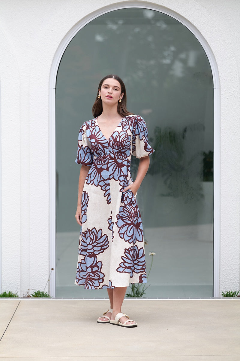 Foil Bloom Empire-ly Yours Dress