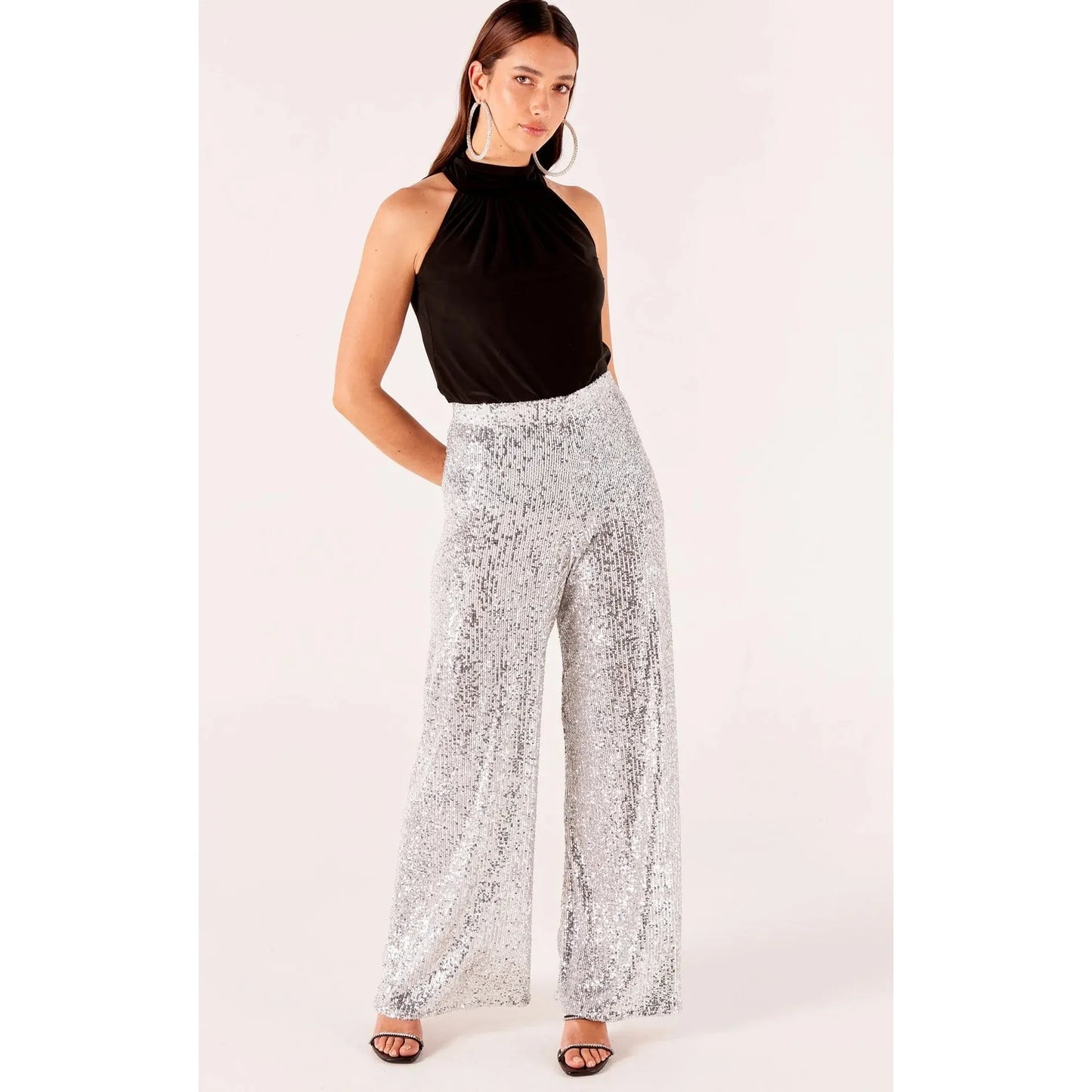 Sacha Drake Sequin Palazzo Pant