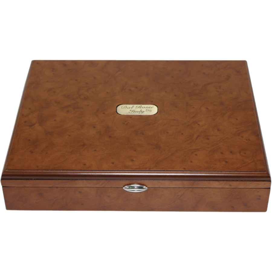 Dal Rossi Mah Jong wood case w racks