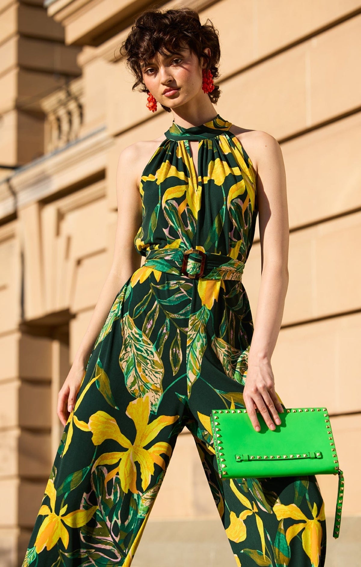 Sacha Drake lemon lagoon jumpsuit