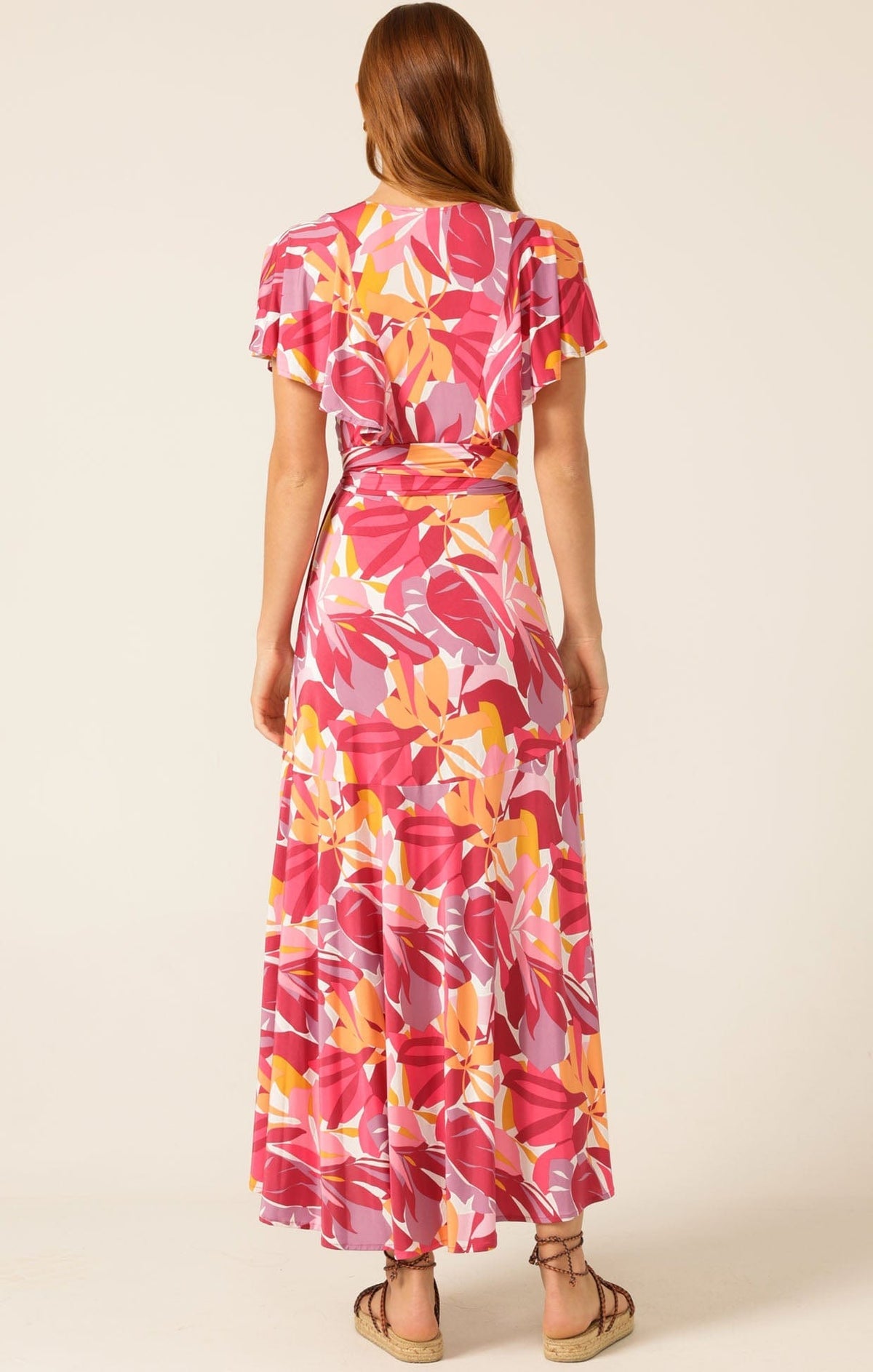 Sacha Drake Tropicana pop wrap dress