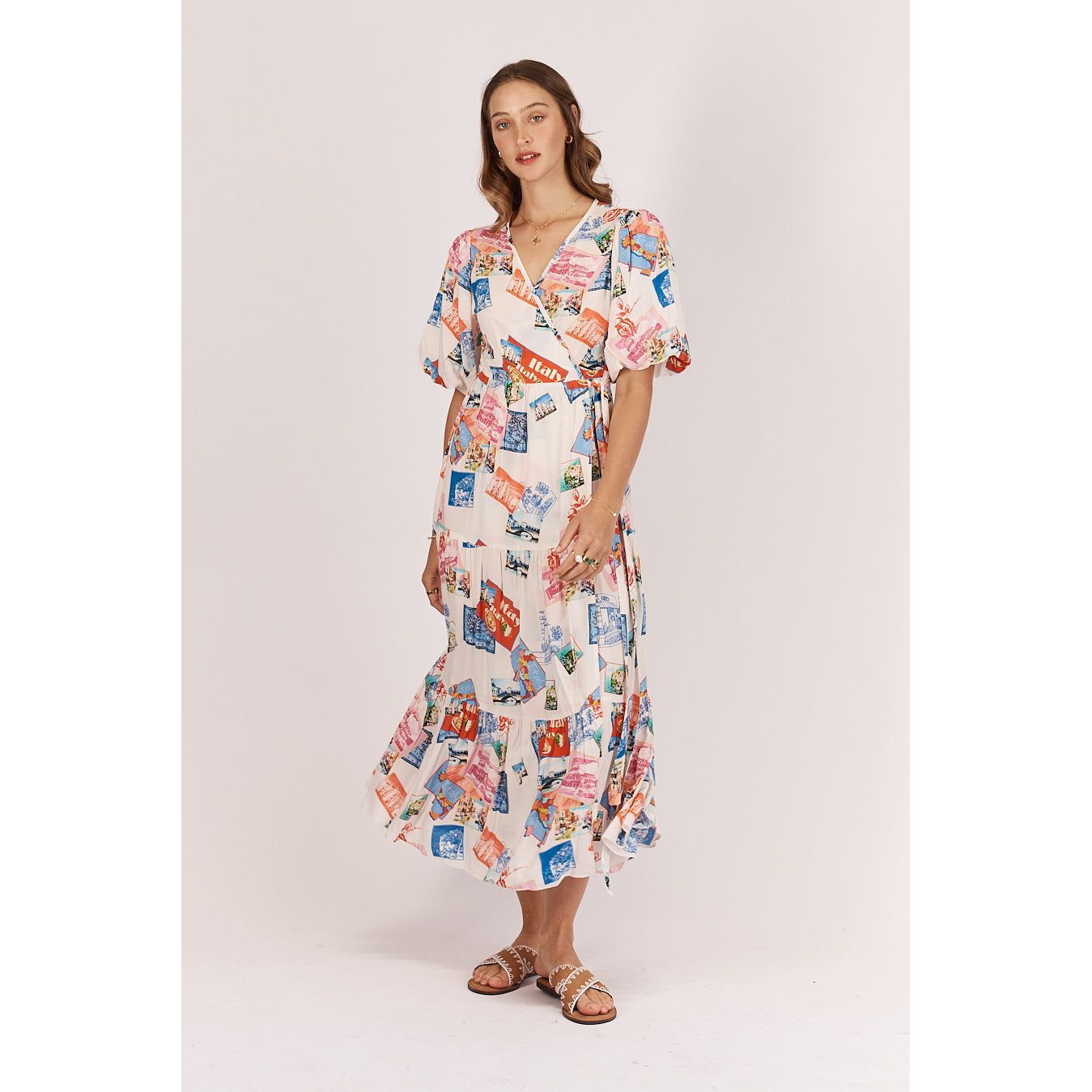 Ruby yaya Taormina Wrap Dress Cream