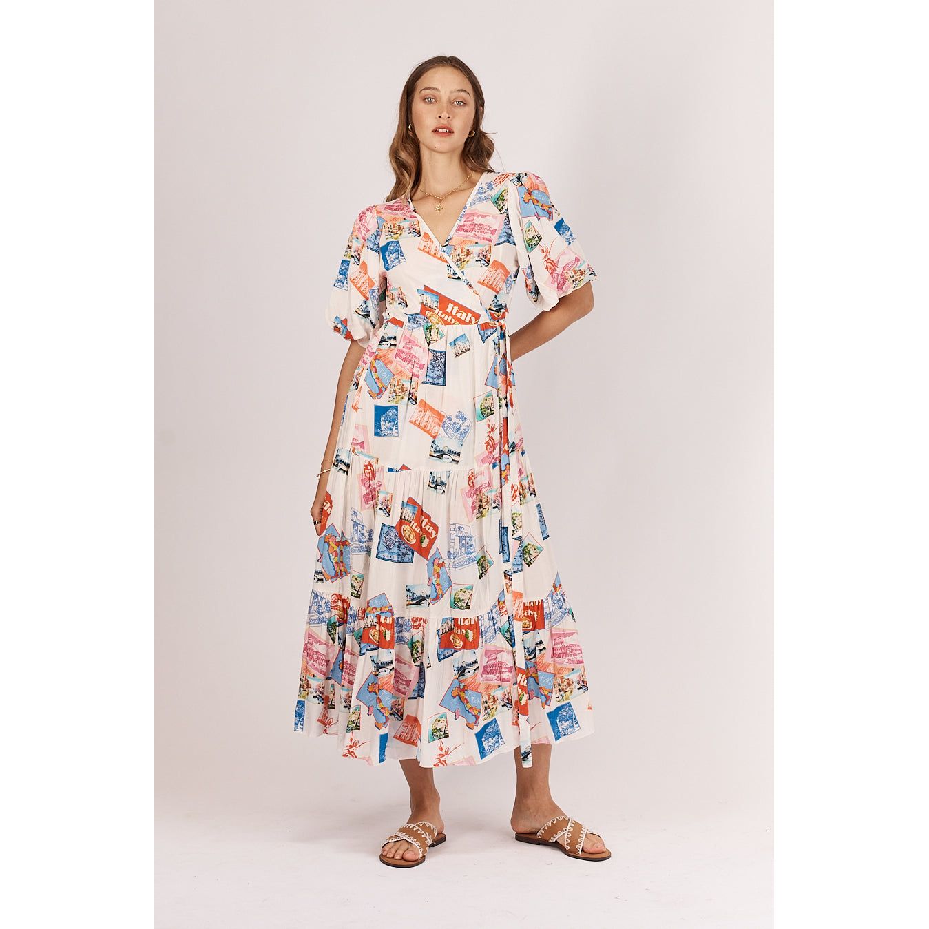 Ruby yaya Taormina Wrap Dress Cream