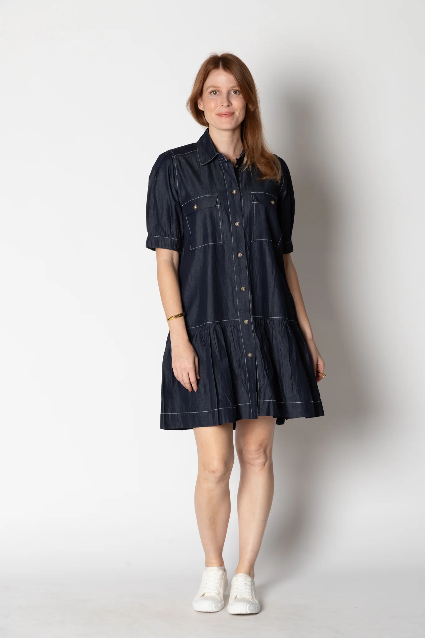 Itami Giverny denim Button Dress